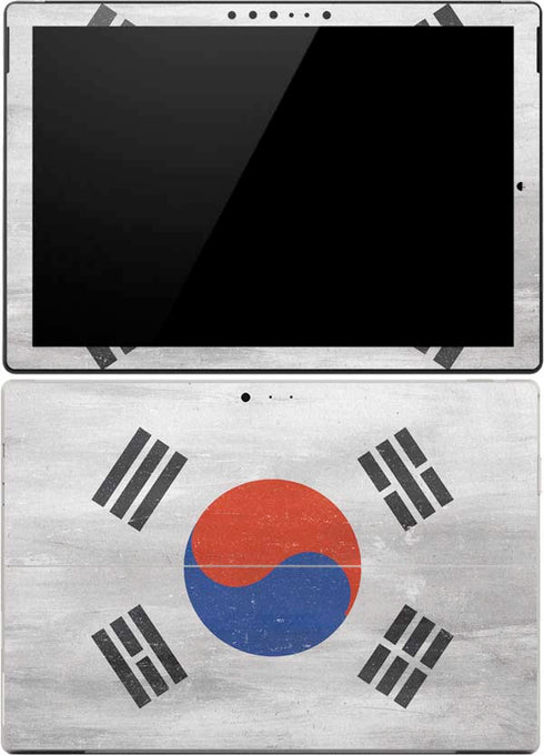South Korean Flag Distressed Surface Pro 4 Skin